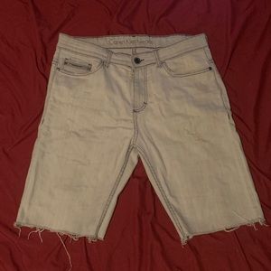 Calvin Klein light denim shorts